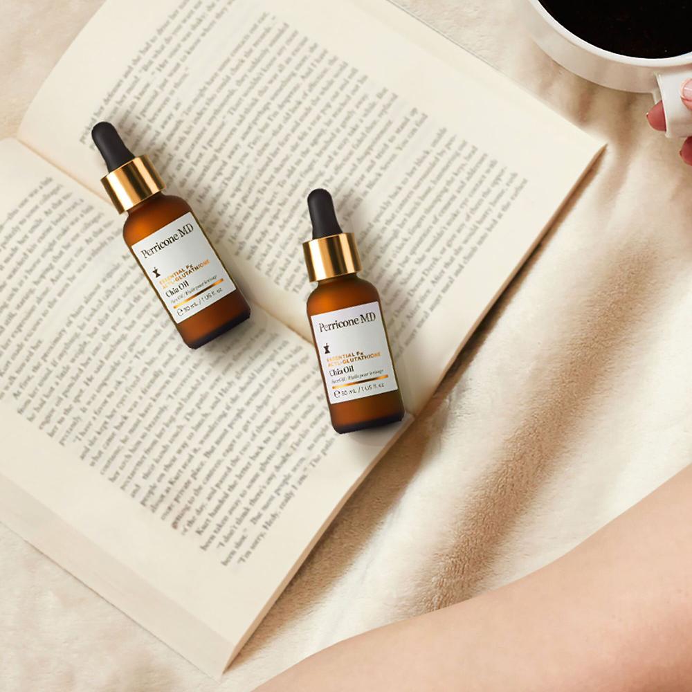 QVC Perricone MD 2 olii viso Essential Fx Acyl-Glutathione Chia Promozione