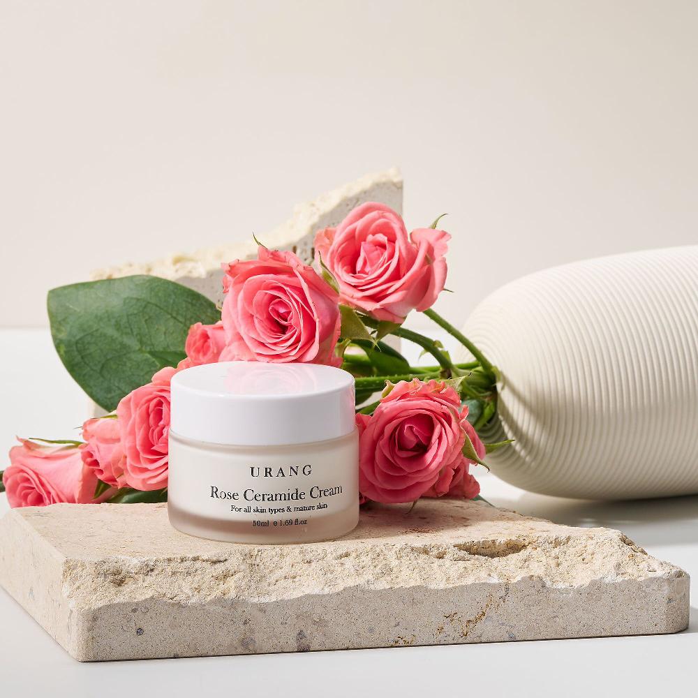 QVC Urang Crema viso nutriente con ceramidi ed estratto di rosa Comprare a buon mercato