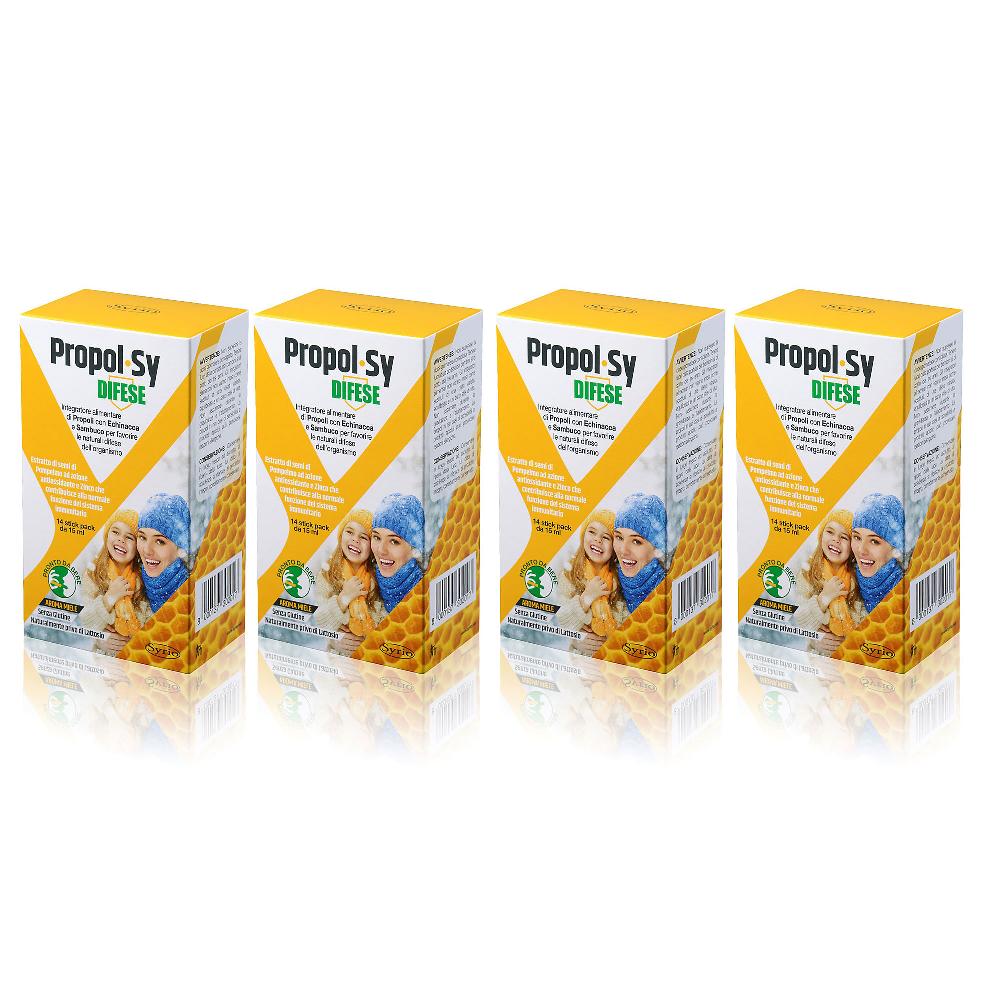QVC Syrio Propol-Sy integratore alimentare (4 x 14 stick pack) Smaltimento dello stoccaggio