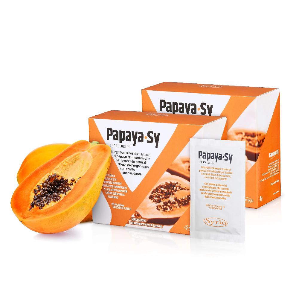 QVC Syrio Papaya-Sy 2 pz per sistema immunitario Bestseller