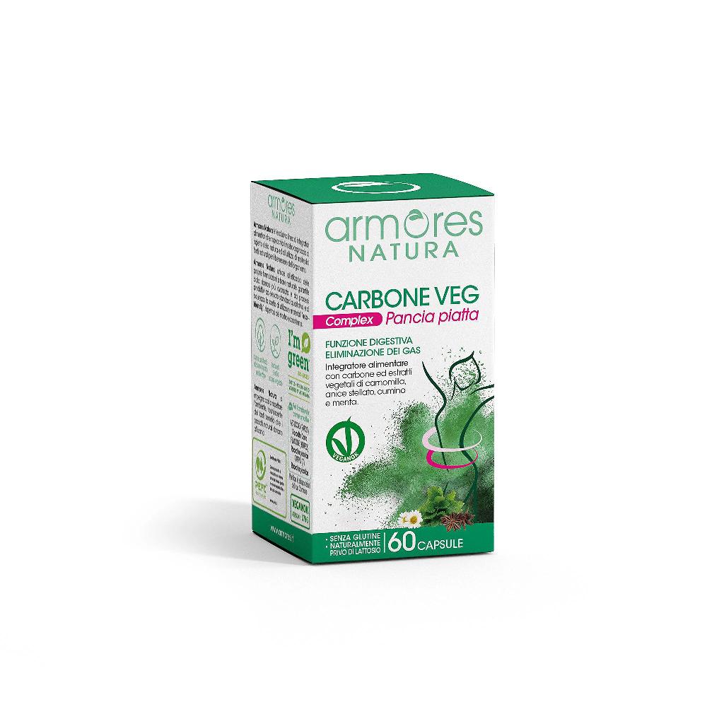 QVC Armores Carbone Vegetale integratore per la funzione digestiva Latest stili