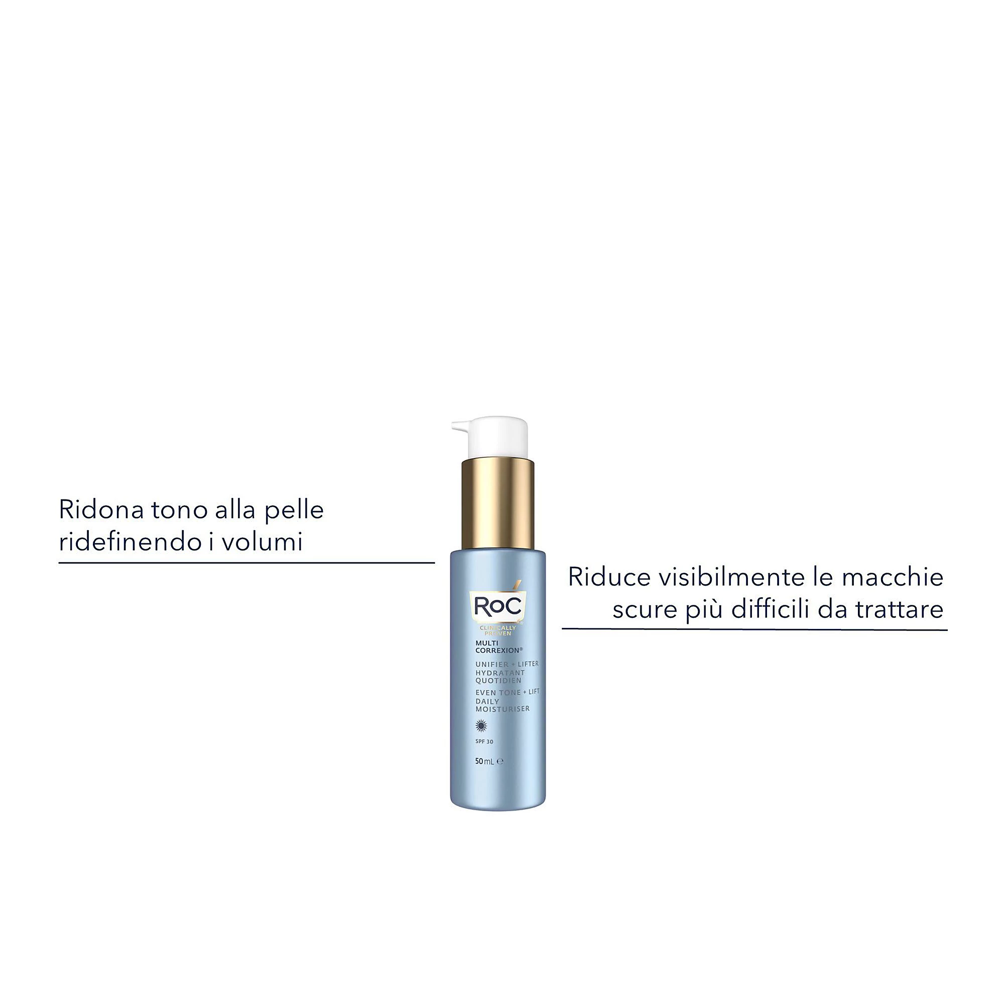 QVC RoC Even Tone+Lift crema giorno SPF30 Presa