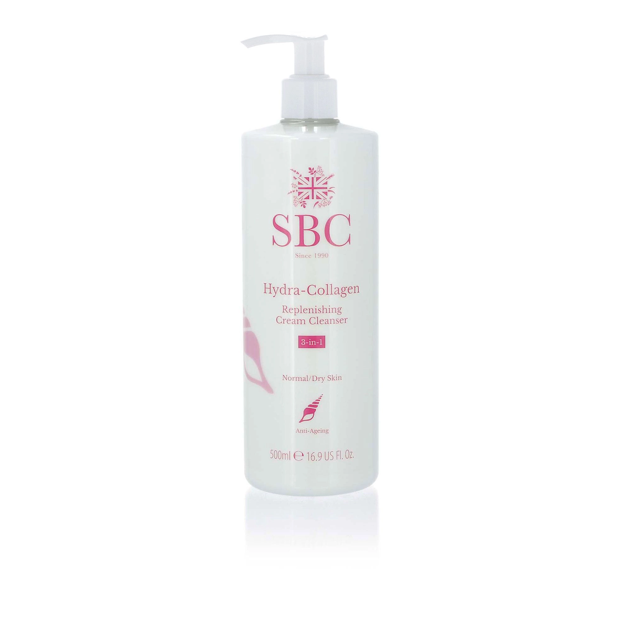 QVC SBC Hydra-Collagen 3in1: Detergente viso cremoso 300ml+500ml con Shammy Sconto
