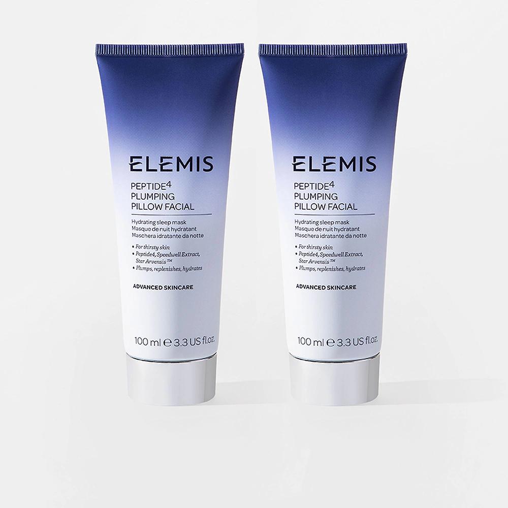 QVC Elemis 2 maschere idratanti notte viso Peptide4 Plumping Pillow Ultimi due giorni