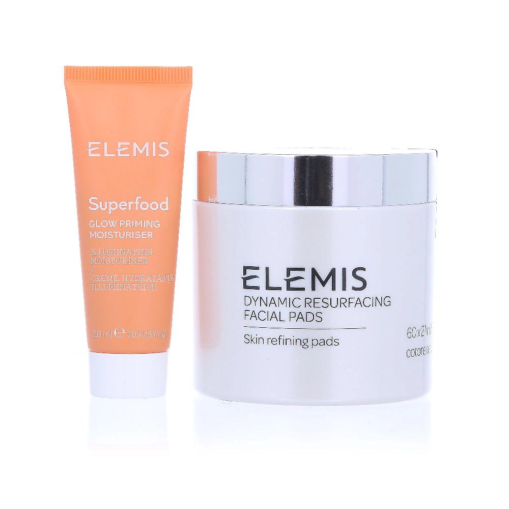 QVC Elemis 60 dischetti viso Dynamic Resurfacing e idratante Superfood Discount Store per i nuovi prodotti