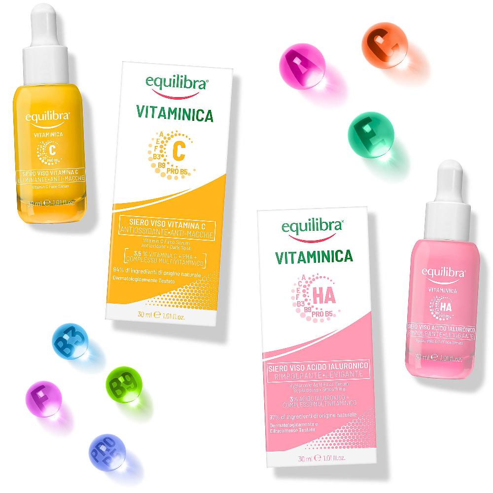 QVC Vitaminica 2 sieri viso anti-age Vitamina C e Acido Ialuronico Super sconto