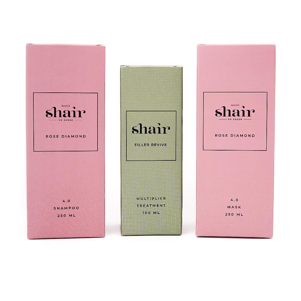 QVC Shair Shampoo e maschera Rose Diamond e filler rigenerante Revive Acquista Ora