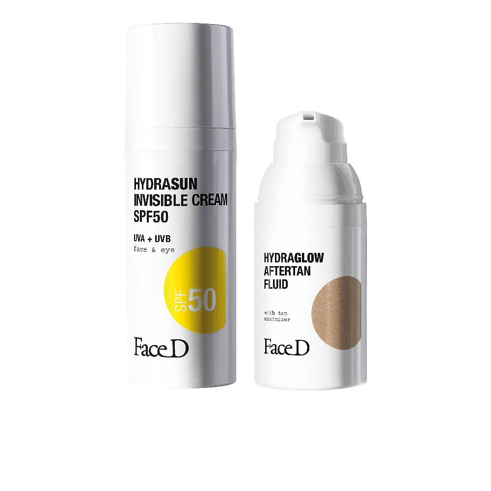 QVC Face-D Protezione solare Invisible Cream SPF50 e doposole Hydraglow Vendita Economica