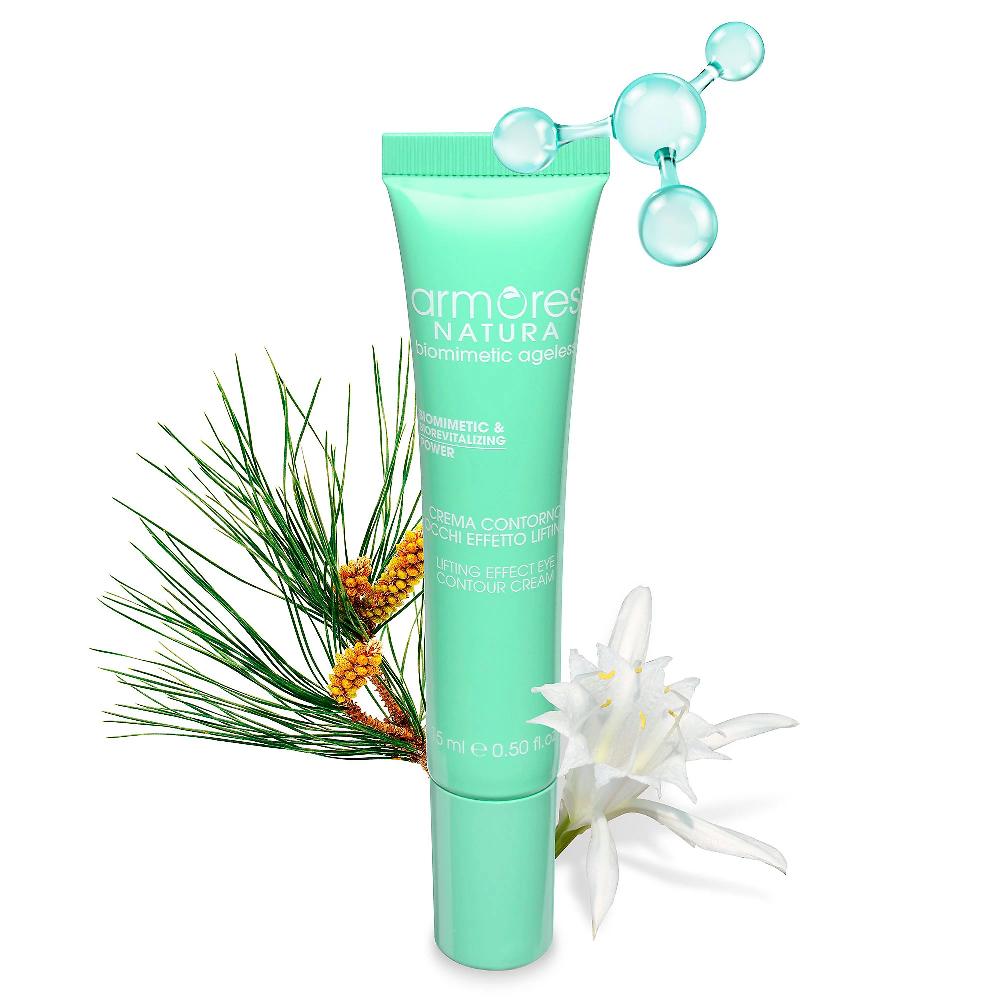 QVC Armores NATURA Biomimetic Ageless Kit 2 creme idratanti per il contorno occhi Spedizione gratuita