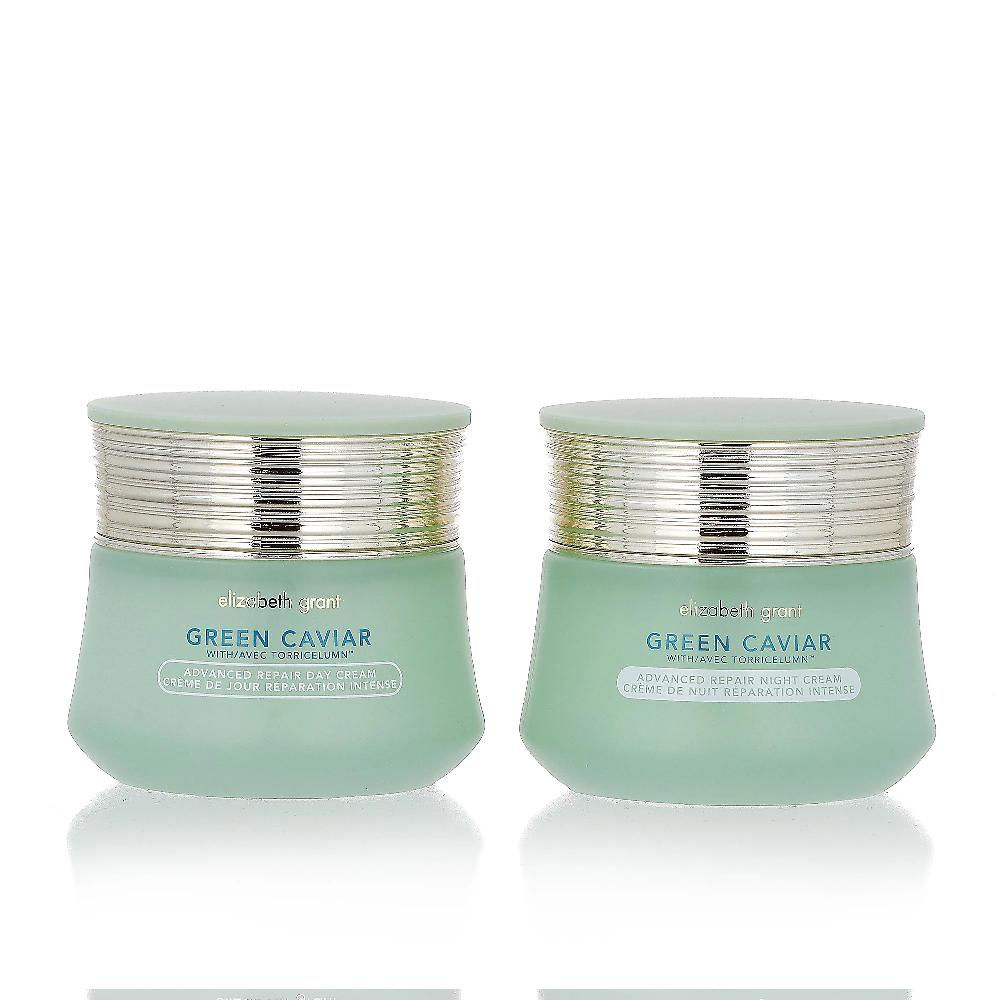 QVC Elizabeth Grant Green Caviar Advanced Repair crema giorno e crema notte Online Outlet