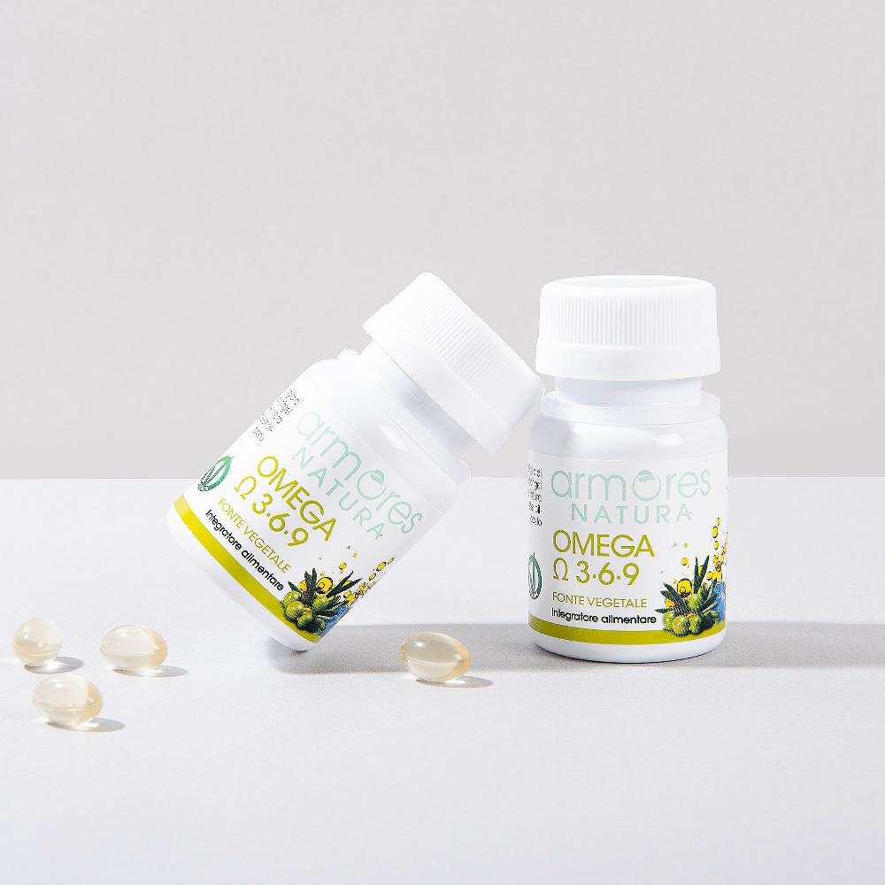 QVC Armores NATURA Omega 3-6-9 Integratore alimentare (60 caps) Duty-free