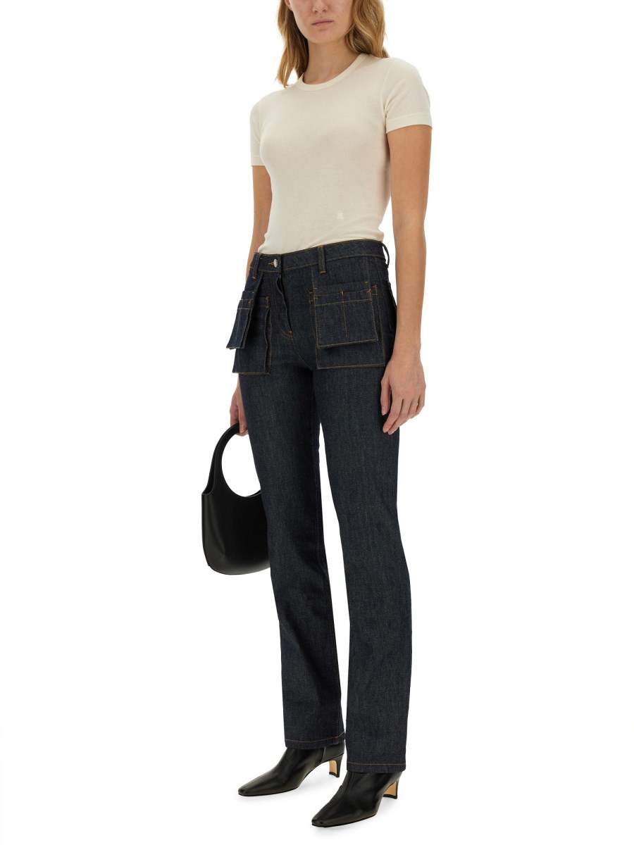 HELMUT LANG T-SHIRT SLIM FIT IN MODAL Vendite Flash
