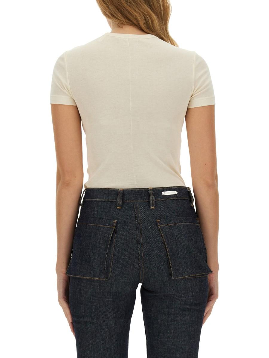 HELMUT LANG T-SHIRT SLIM FIT IN MODAL Vendite Flash