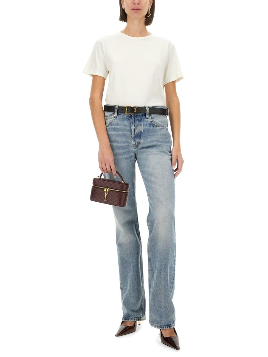 SAINT LAURENT T-SHIRT CON LOGO 2025