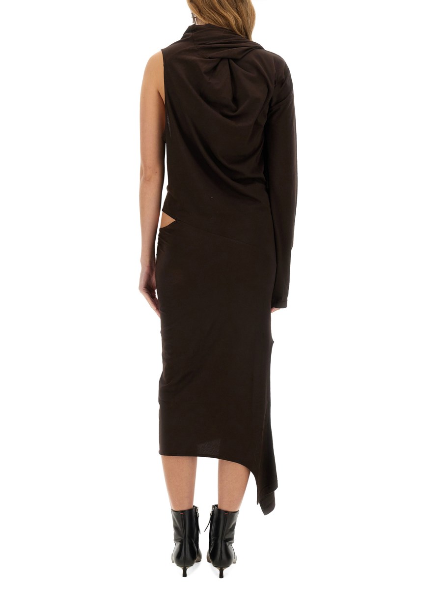 COURREGES ABITO "OFF SHOULDER" CON CUT OUT Soddisfazione Garantita