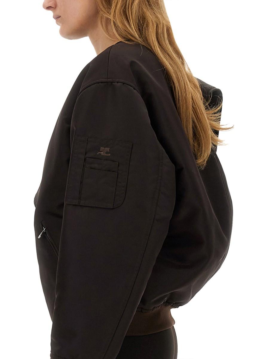 COURREGES BOMBER CON COLLO A FIOCCO Qualità Garantita