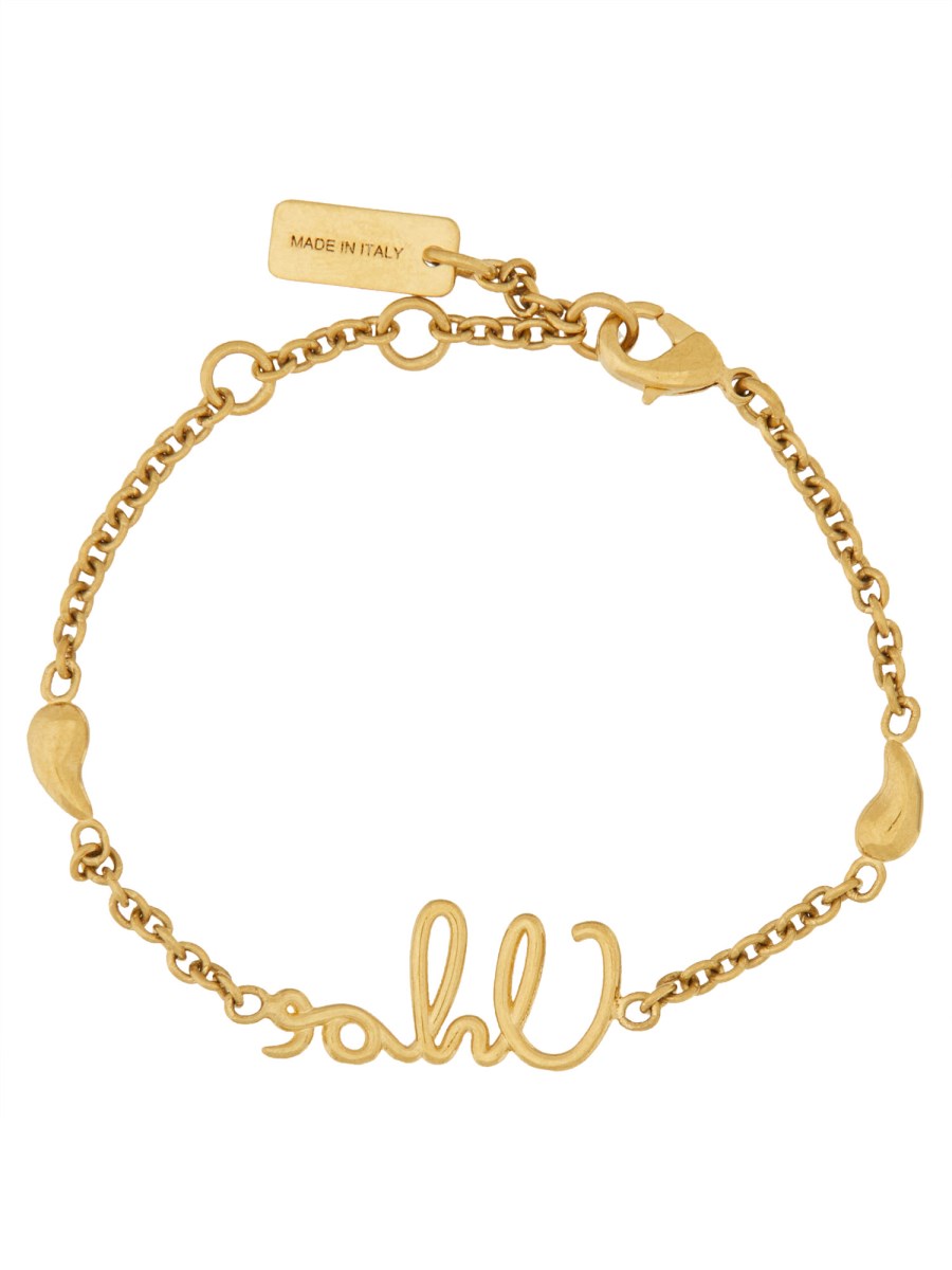 CHLOE&#39; BRACCIALE IN OTTONE CON LOGO Shopping Online