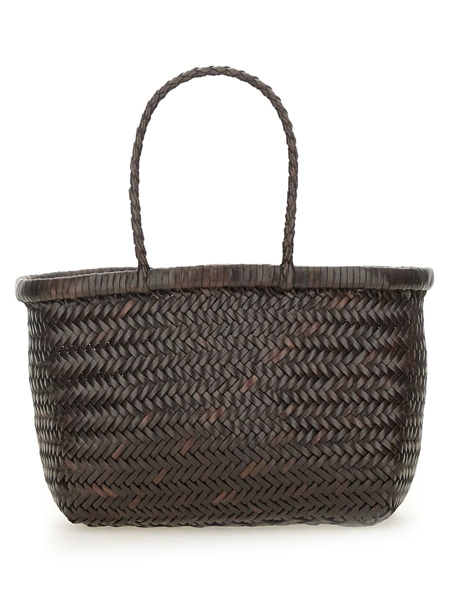 DRAGON DIFFUSION BORSA TRIPLE JUMP MINI IN PELLE INTRECCIATA Affare Del Giorno