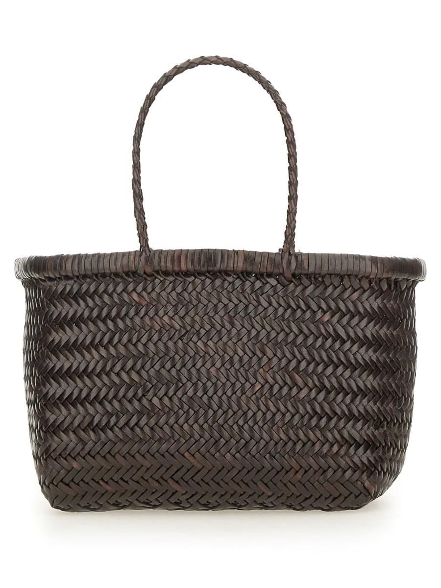 DRAGON DIFFUSION BORSA TRIPLE JUMP MINI IN PELLE INTRECCIATA Affare Del Giorno