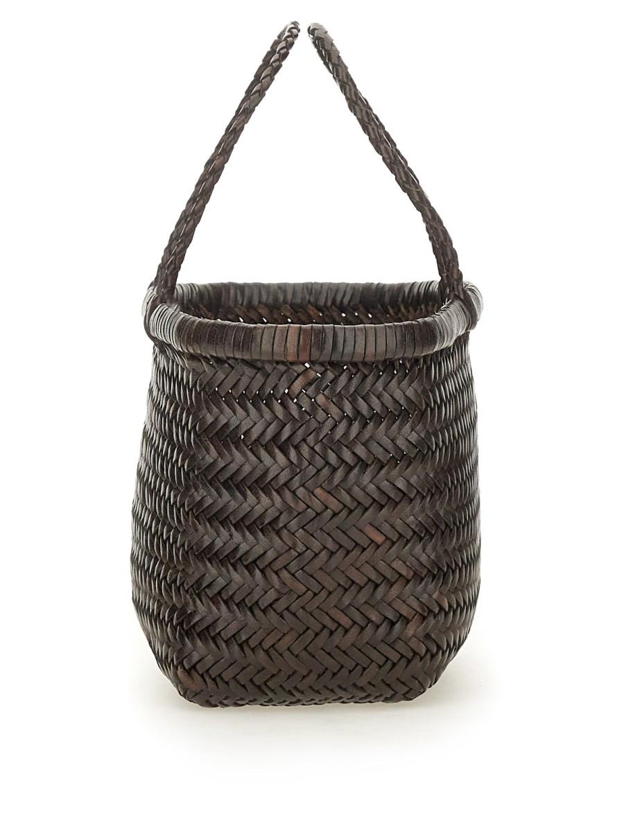 DRAGON DIFFUSION BORSA TRIPLE JUMP MINI IN PELLE INTRECCIATA Affare Del Giorno
