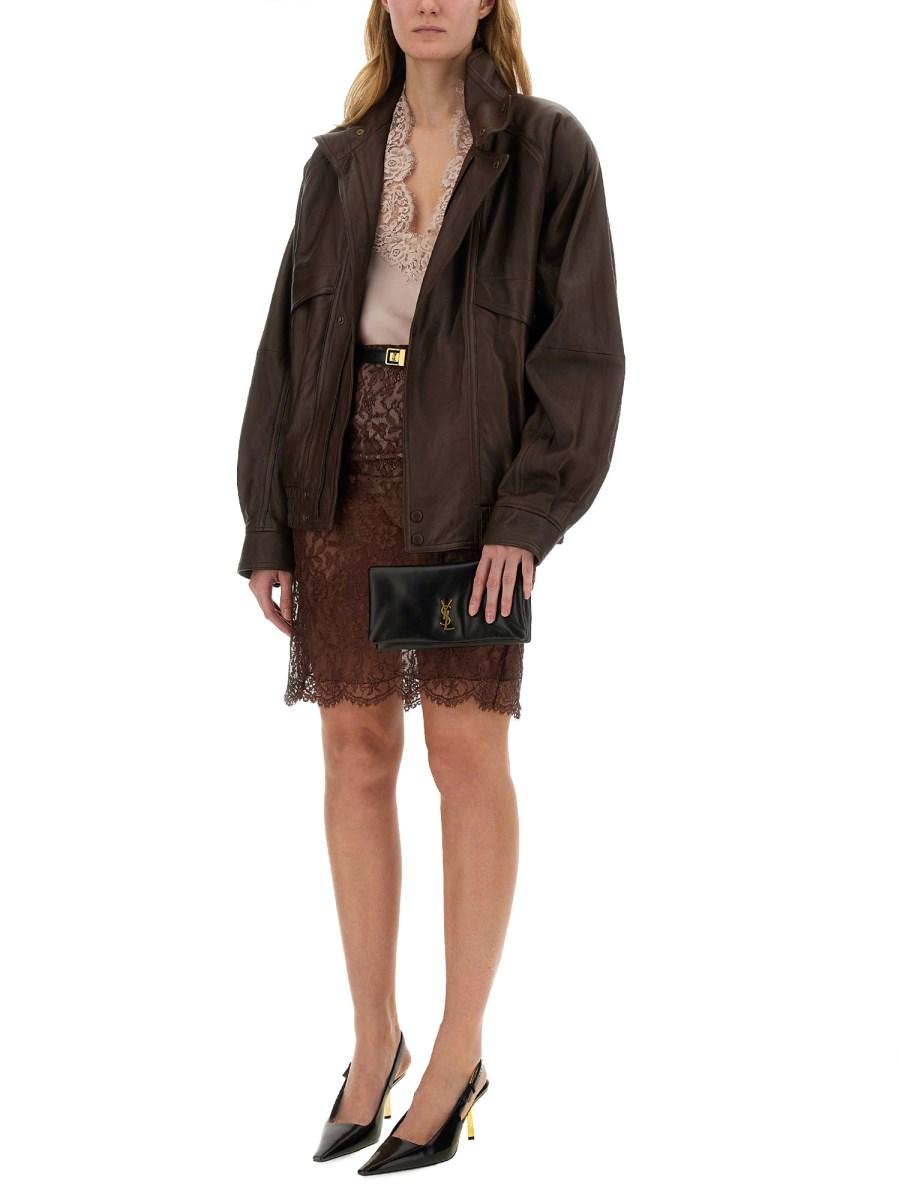 SAINT LAURENT GONNA A MATITA IN PIZZO Hotsell