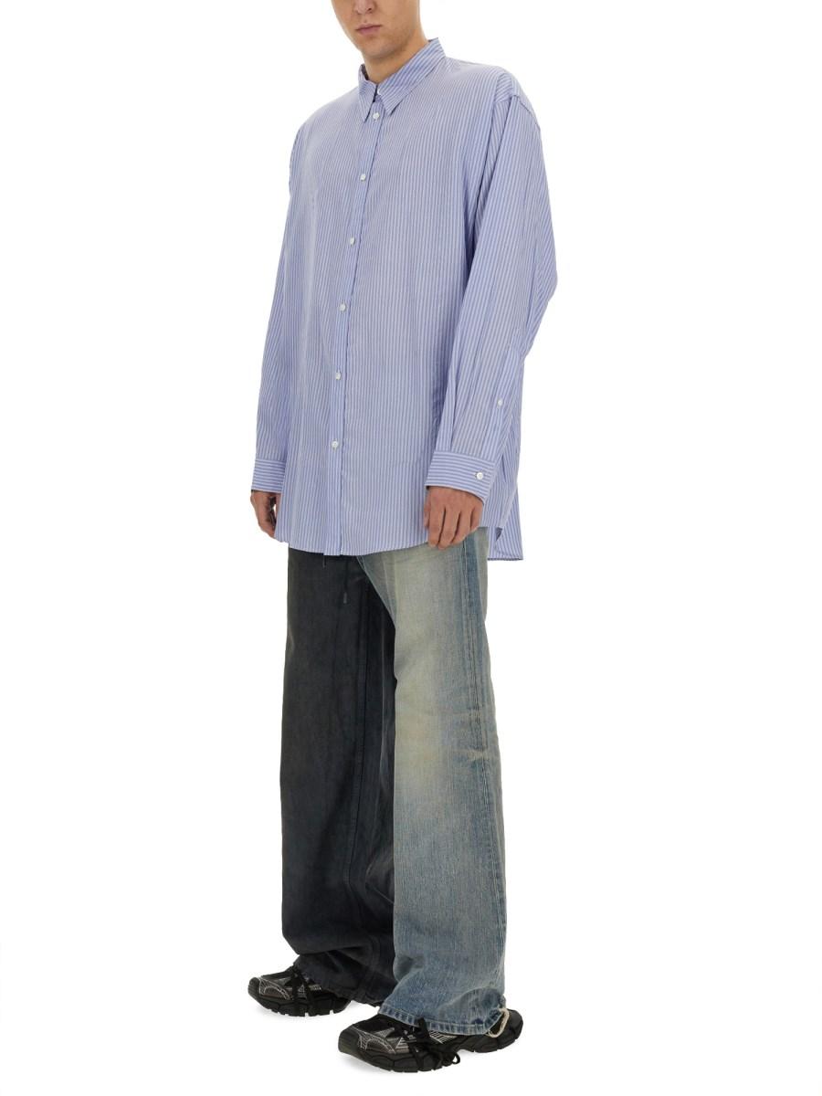 BALENCIAGA CAMICIA FLUIDA IN POPELINE Italy