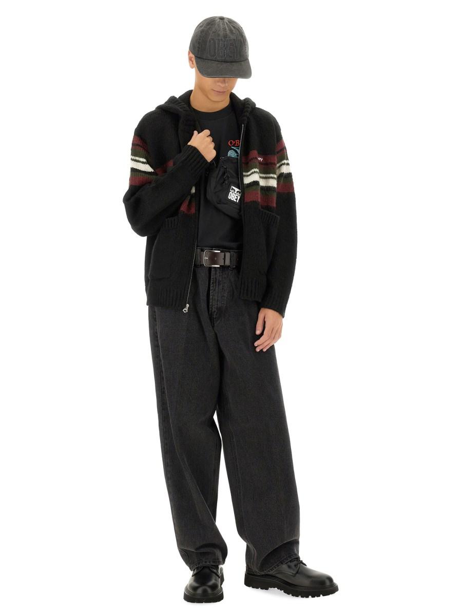 OBEY JEANS BAGGY FIT IN DENIM DI COTONE Italia