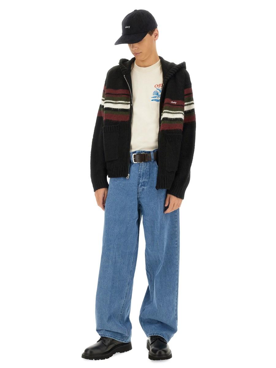 OBEY JEANS BAGGY FIT IN DENIM DI COTONE Sconti questo mese