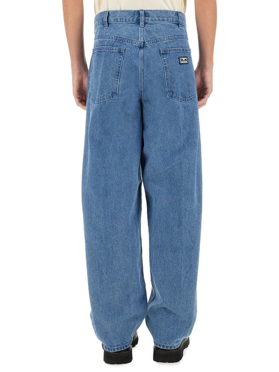 OBEY JEANS BAGGY FIT IN DENIM DI COTONE Sconti questo mese