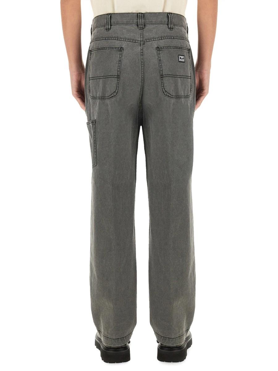 OBEY PANTALONE BIG TIME CARPENTER IN COTONE In Linea