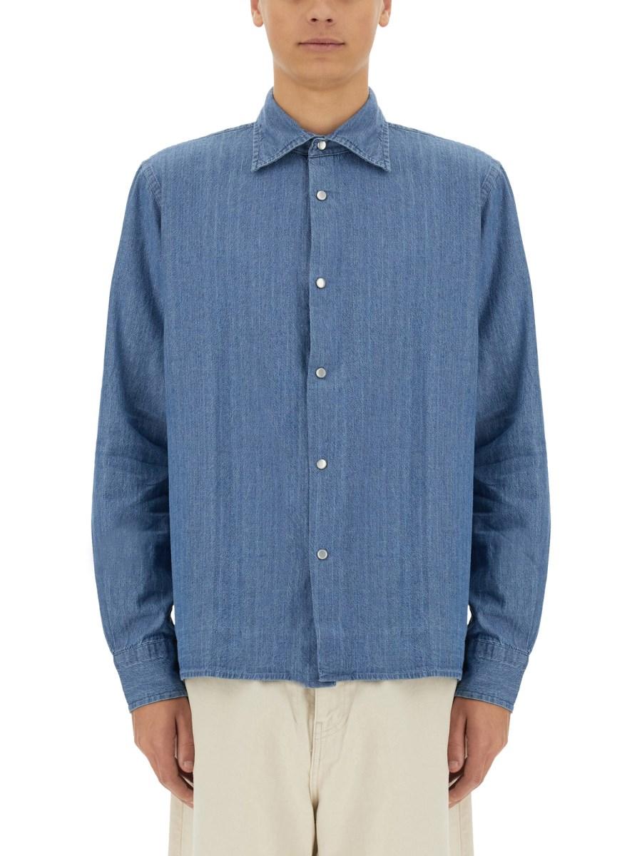 ASPESI CAMICIA WEST IN DENIM Soddisfazione Garantita