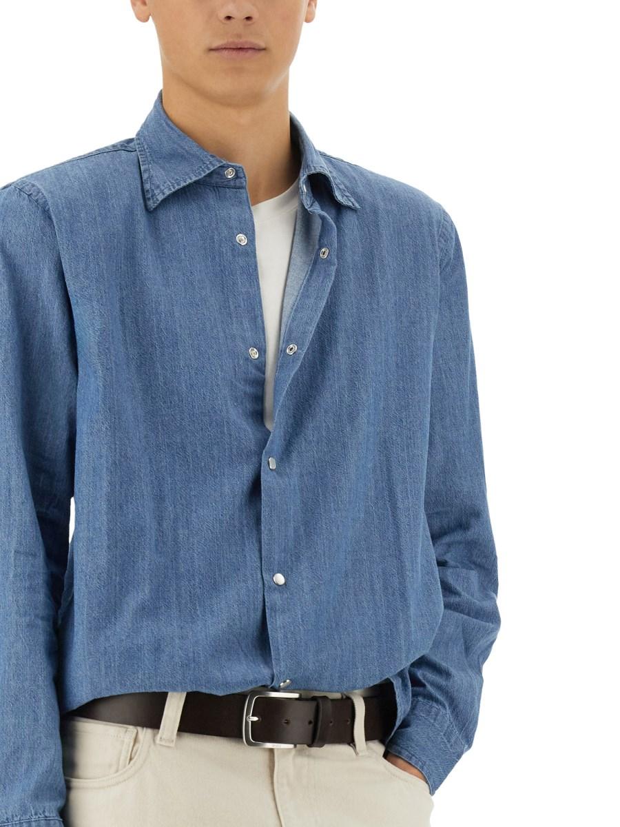 ASPESI CAMICIA WEST IN DENIM Soddisfazione Garantita