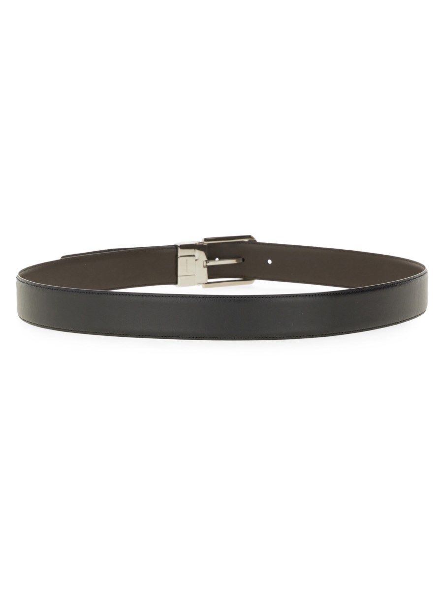 ZEGNA CINTURA REVERSIBILE IN PELLE In Vendita