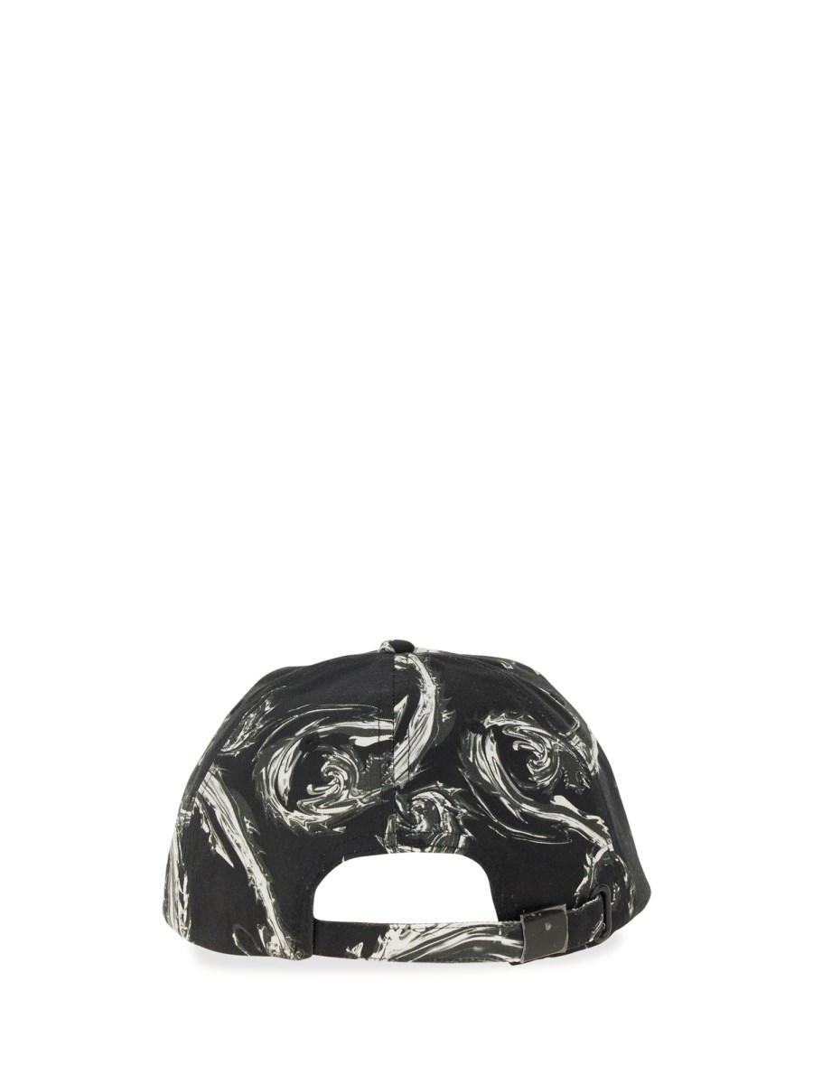 VERSACE JEANS COUTURE CAPPELLO DA BASEBALL CON LOGO CHROMO COUTURE Vendita Economica