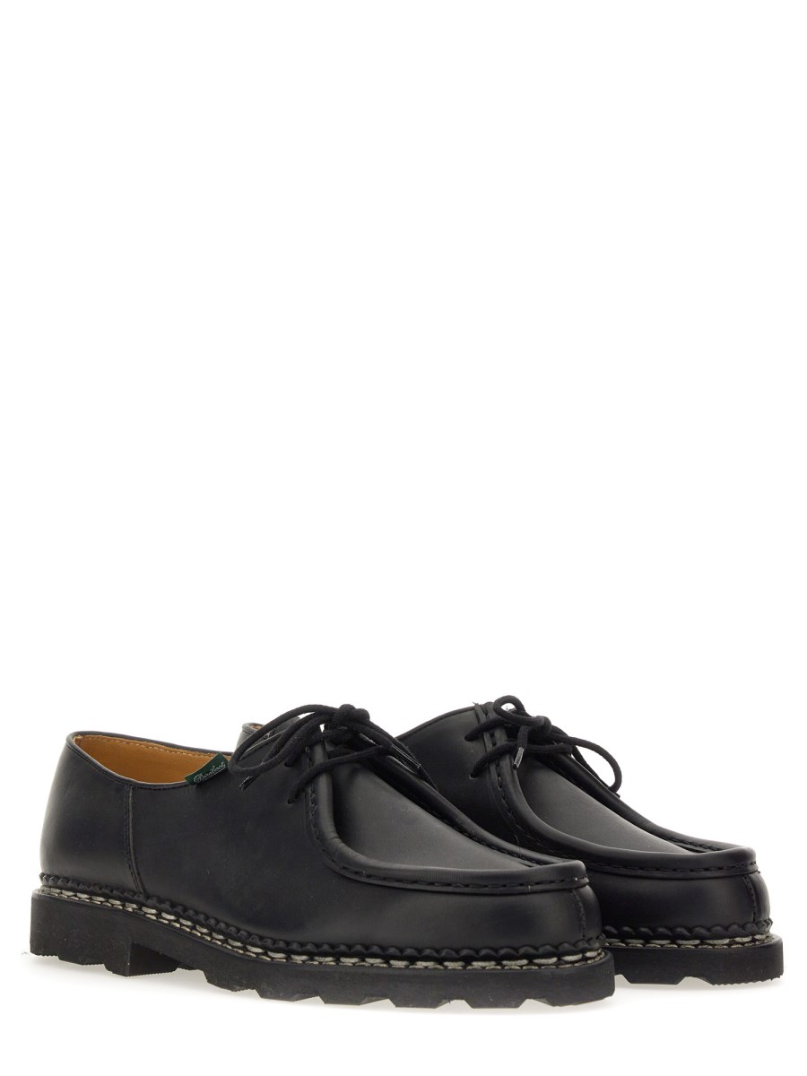 PARABOOT STRINGATA DUE BUCHI MICHAEL IN PELLE Pezzi Unici