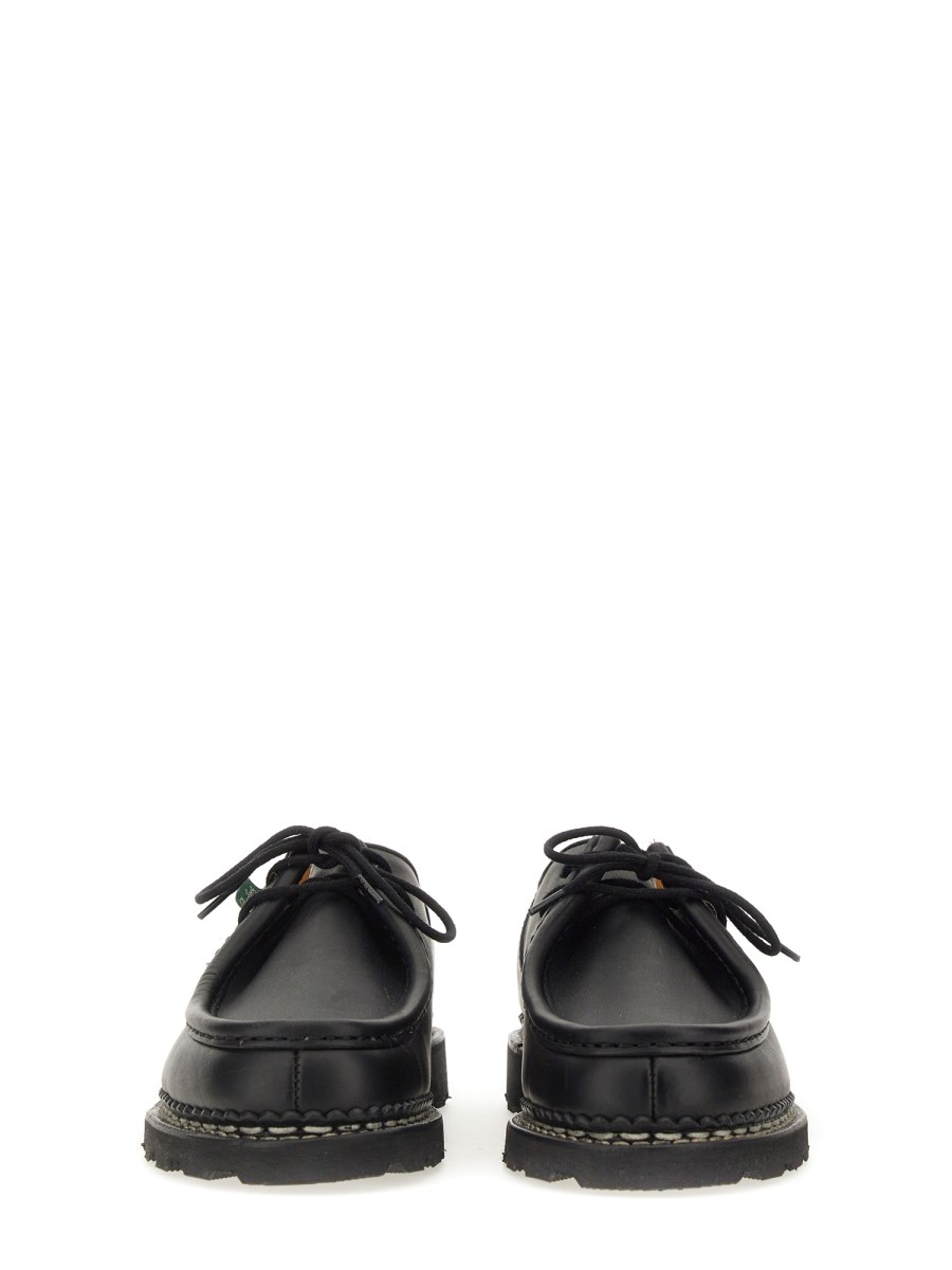 PARABOOT STRINGATA DUE BUCHI MICHAEL IN PELLE Pezzi Unici