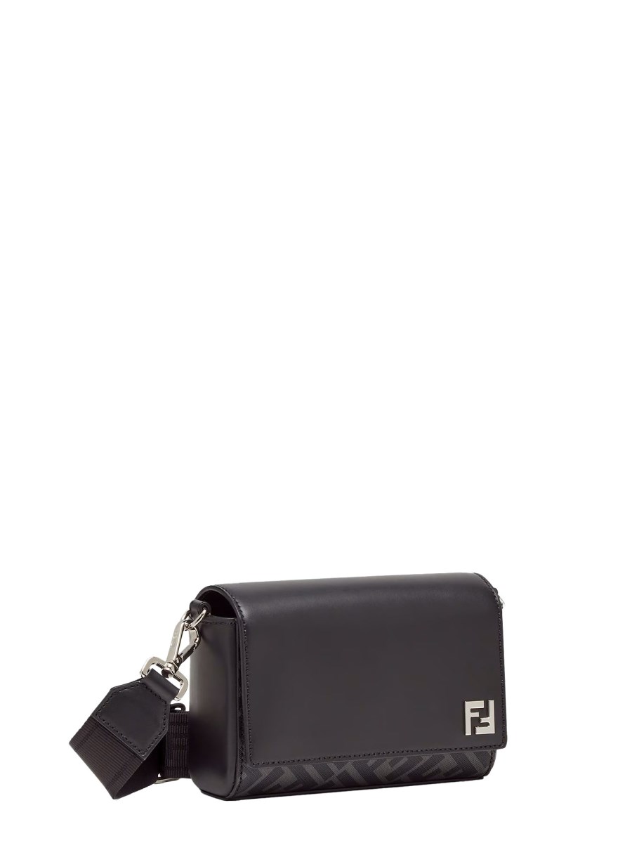 FENDI BORSA FF IN PELLE E TELA Convenienza