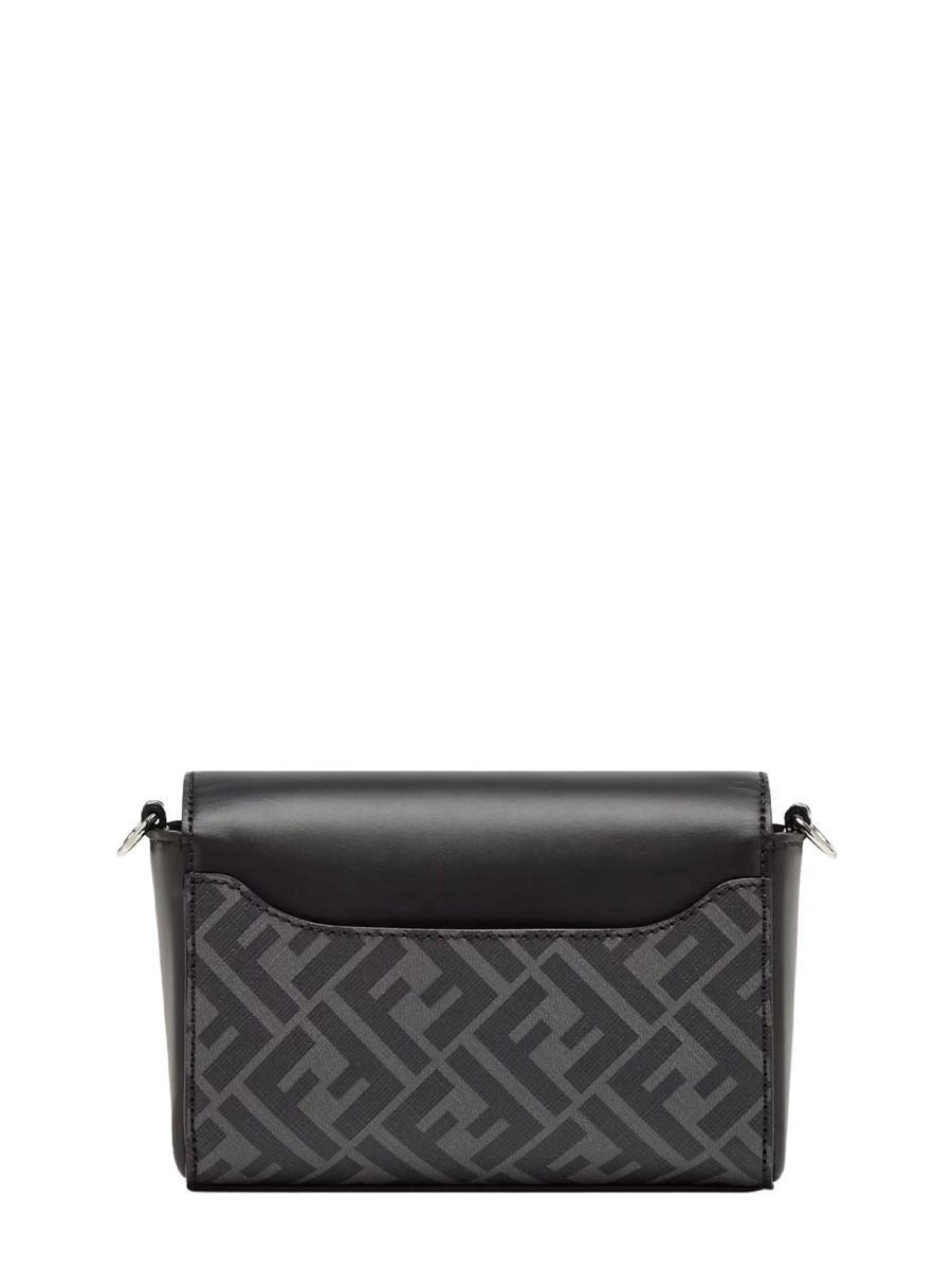 FENDI BORSA FF IN PELLE E TELA Convenienza