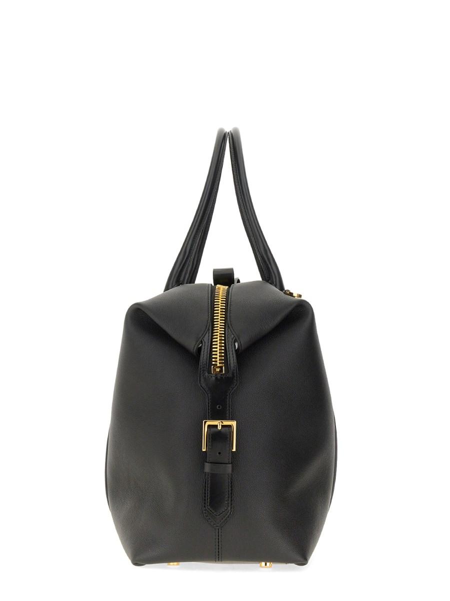 TOM FORD BORSA DA VIAGGIO IN PELLE CON FIBBIA LATERALE Offerta