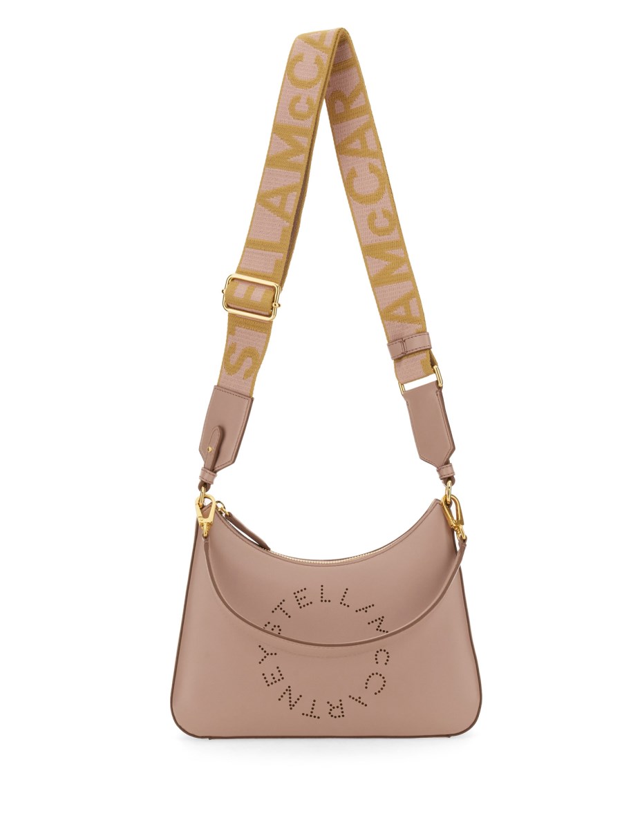 STELLA McCARTNEY BORSA A SPALLA SMALL CON LOGO IN ALTER NAPPA Vendita