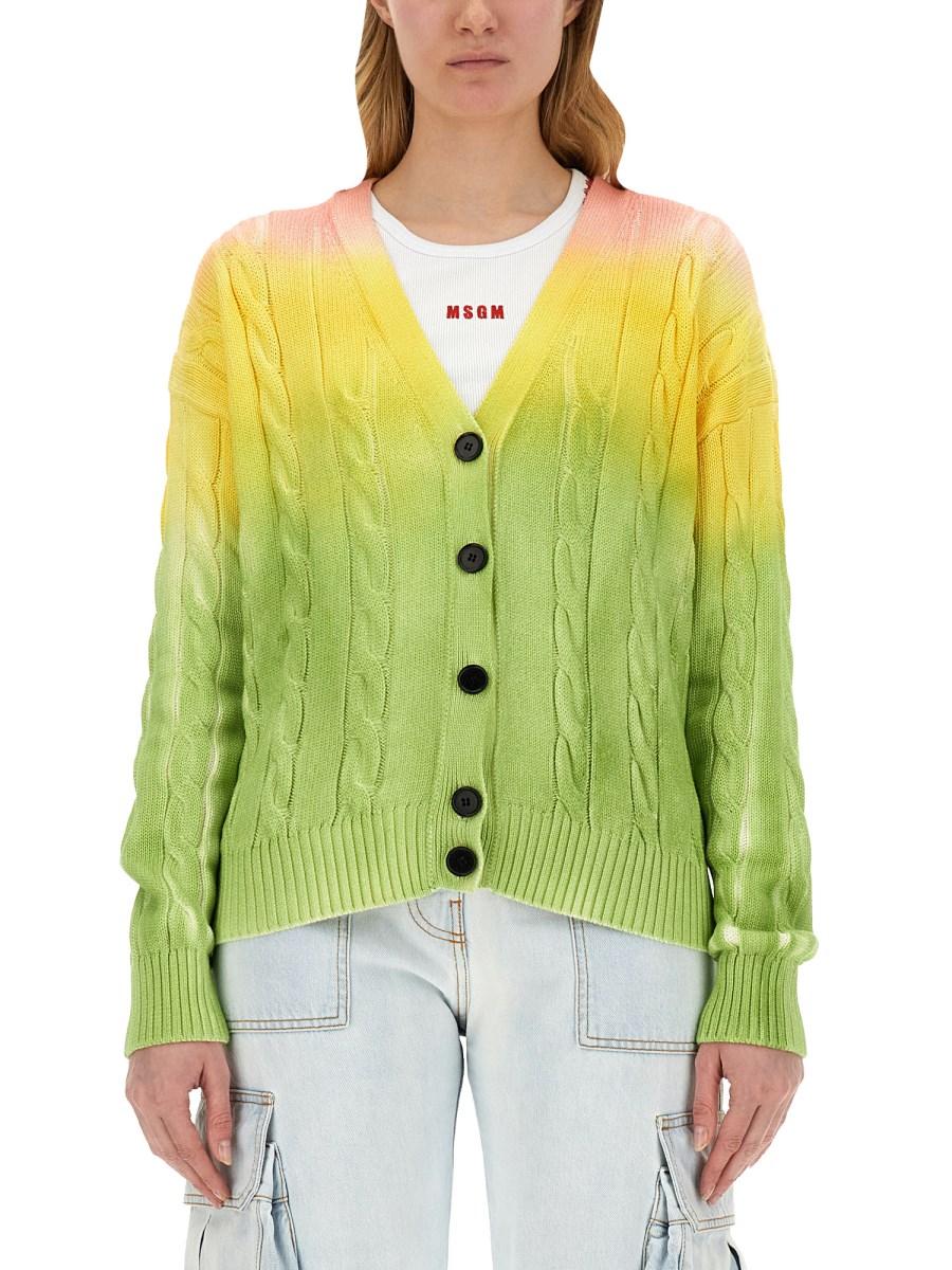 MSGM CARDIGAN DEGRADE Fino Al -60%