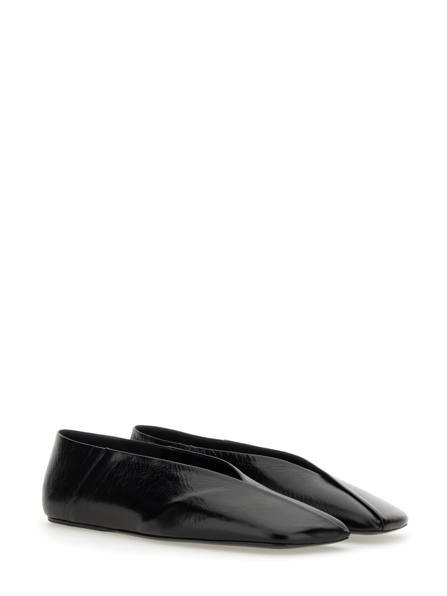 JIL SANDER SLIPPER IN PELLE Prezzo Ridotto