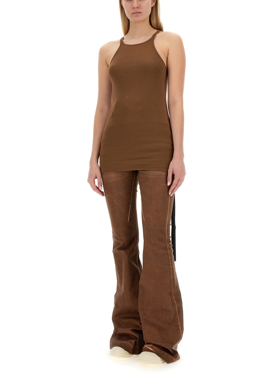 RICK OWENS DRKSHDW T-SHIRT "RACER BACK" IN COTONE Sottocosto