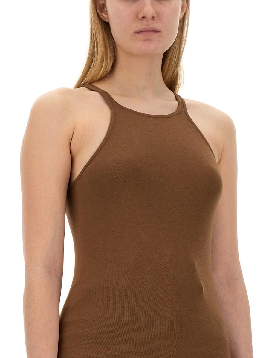 RICK OWENS DRKSHDW T-SHIRT "RACER BACK" IN COTONE Sottocosto