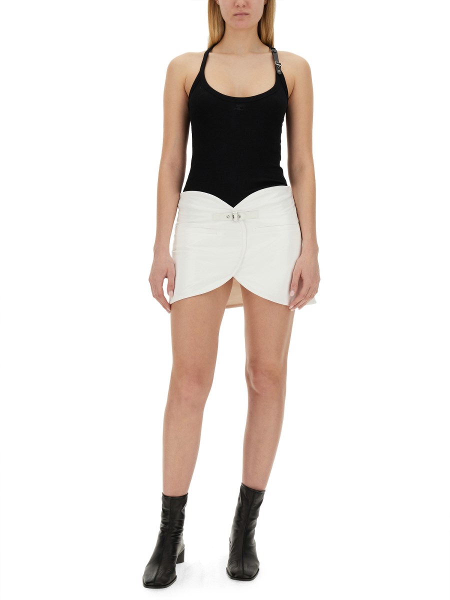 COURREGES GONNA "ELLIPSE" IN VINILE Saldi