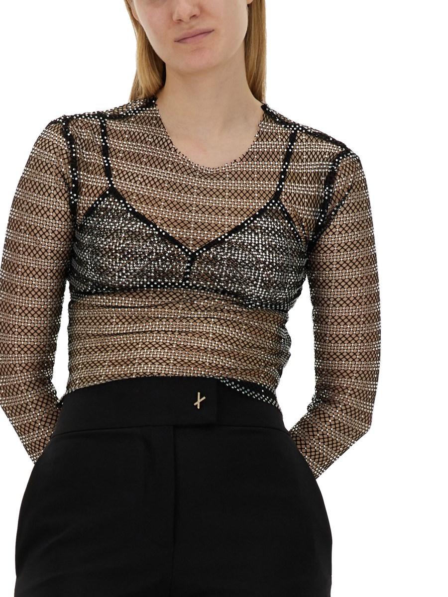 GENNY TOP IN RETE CON STRASS Soddisfazione Garantita