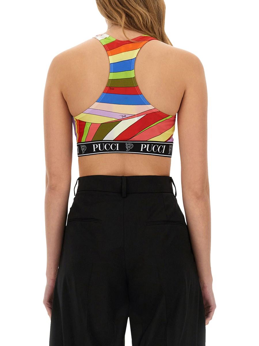 PUCCI TOP IN LYCRA CON STAMPA Acquista Ora