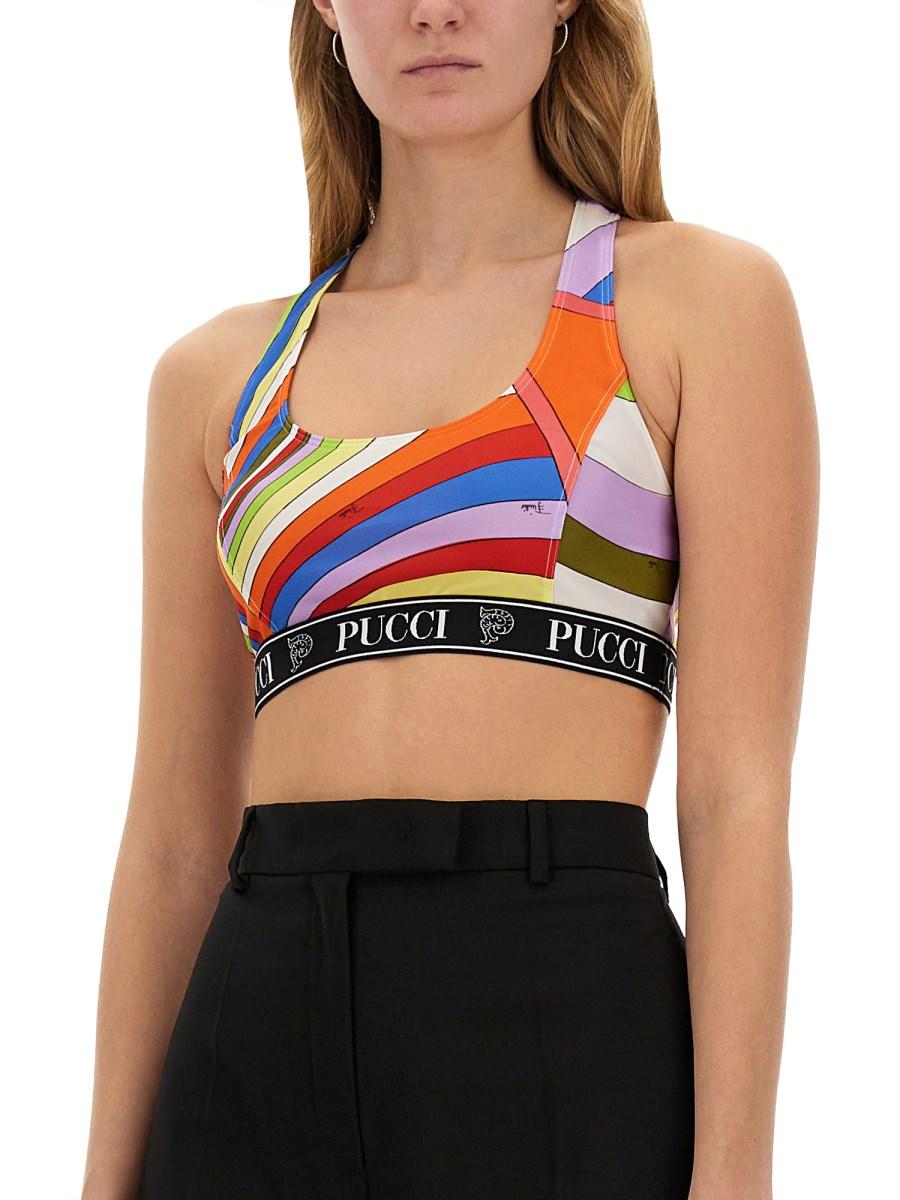 PUCCI TOP IN LYCRA CON STAMPA Acquista Ora