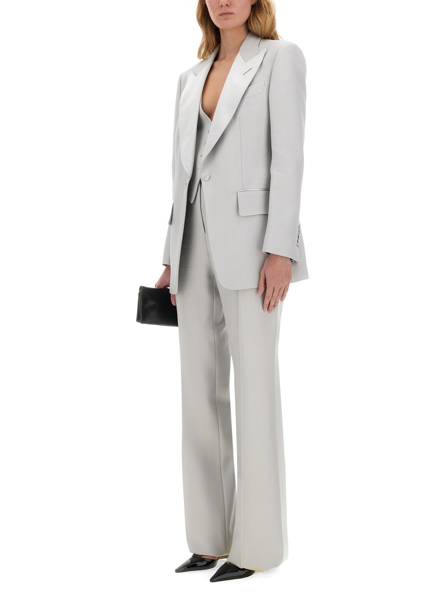 TOM FORD GIACCA TUXEDO MONOPETTO "BIANCA" Sottocosto