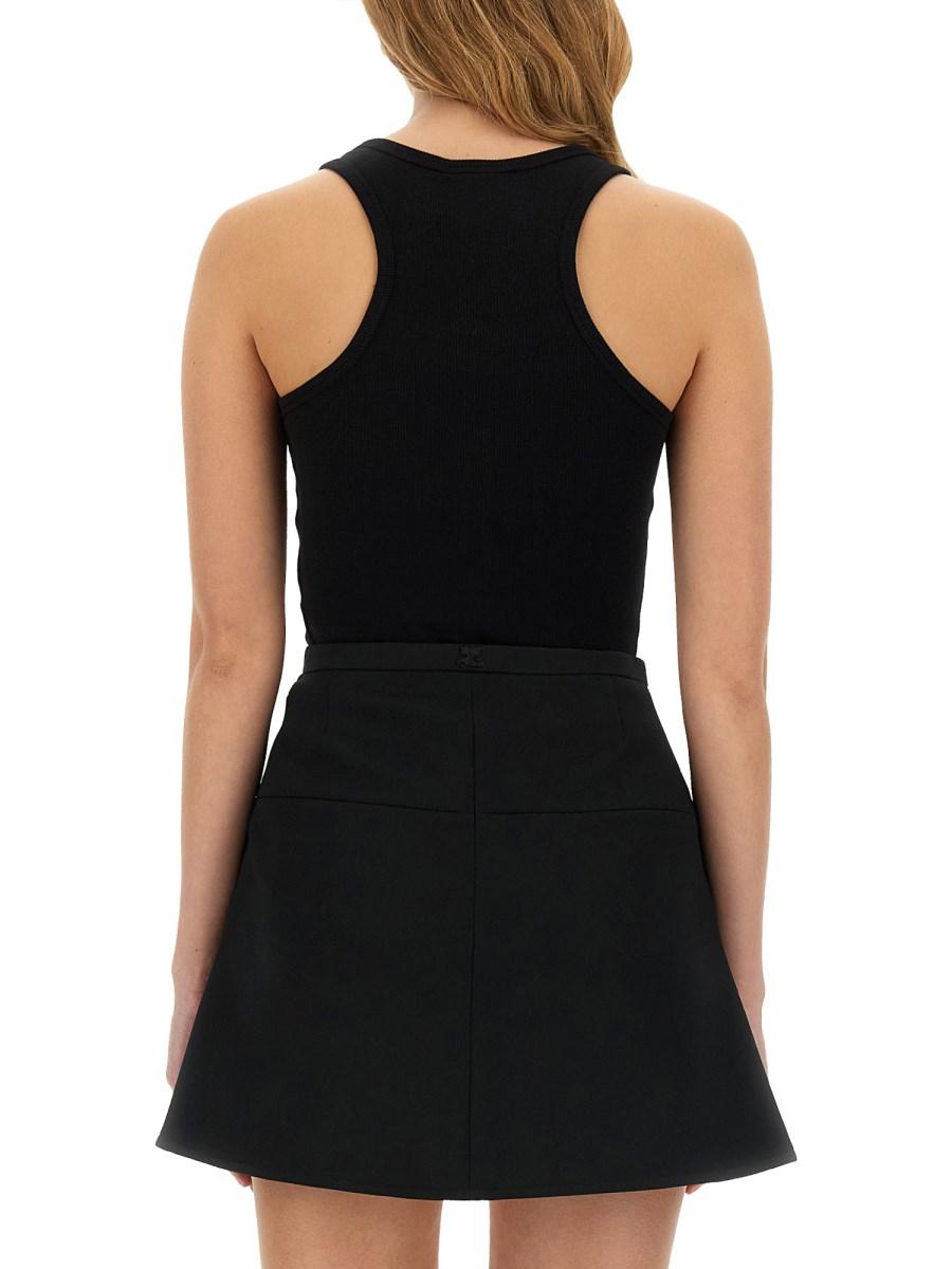 COURREGES TANK TOP RIB 90'S Offerta